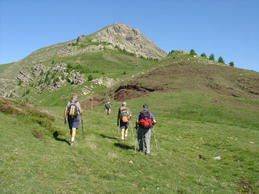 Salendo alla cima Bertrand il 30 giugno 2005